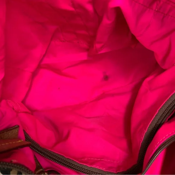 Dooney & Bourke Tan and Black Patterned Bag - Picture 16 of 16